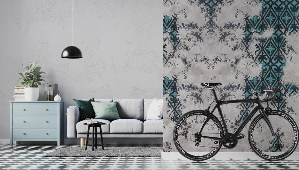 Decorative Stencils — decorative effect applied