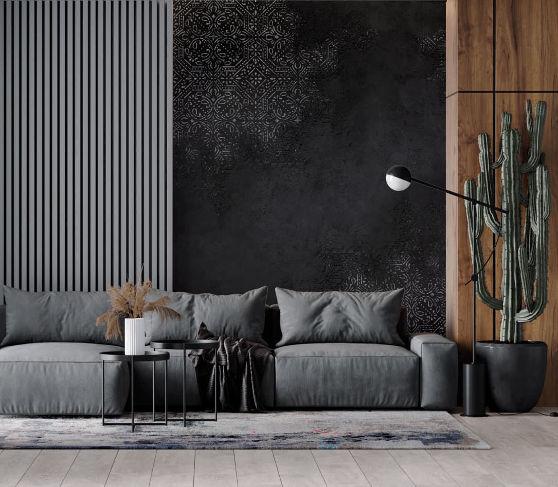 Decorative Stencils — decorative effect applied