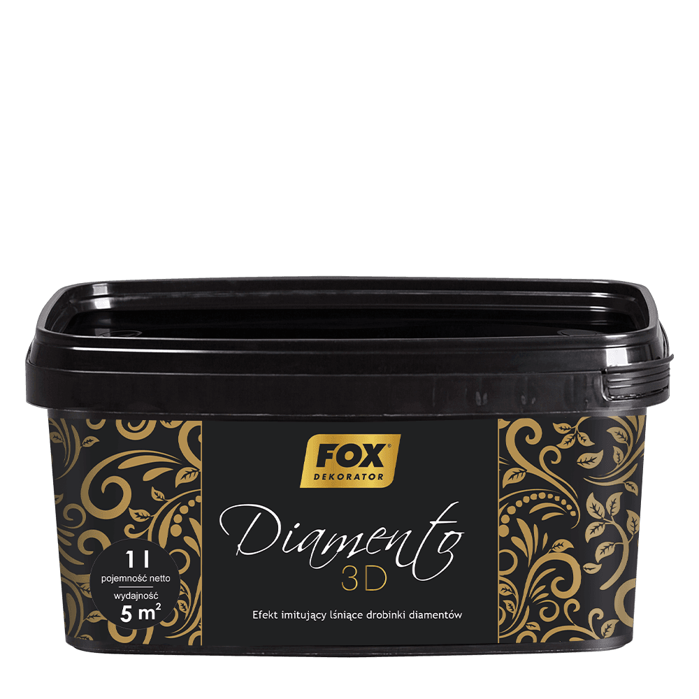 Ambalajul produsului Diamento 3D — Fox Dekorator
