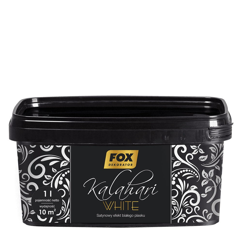 Ambalajul produsului Kalahari White — Fox Dekorator