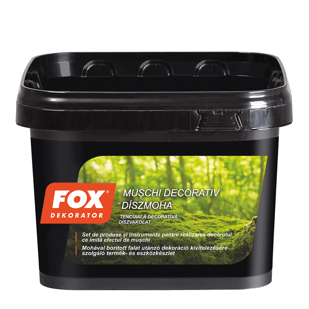 Ambalajul produsului Mușchi Decorativ — Fox Dekorator