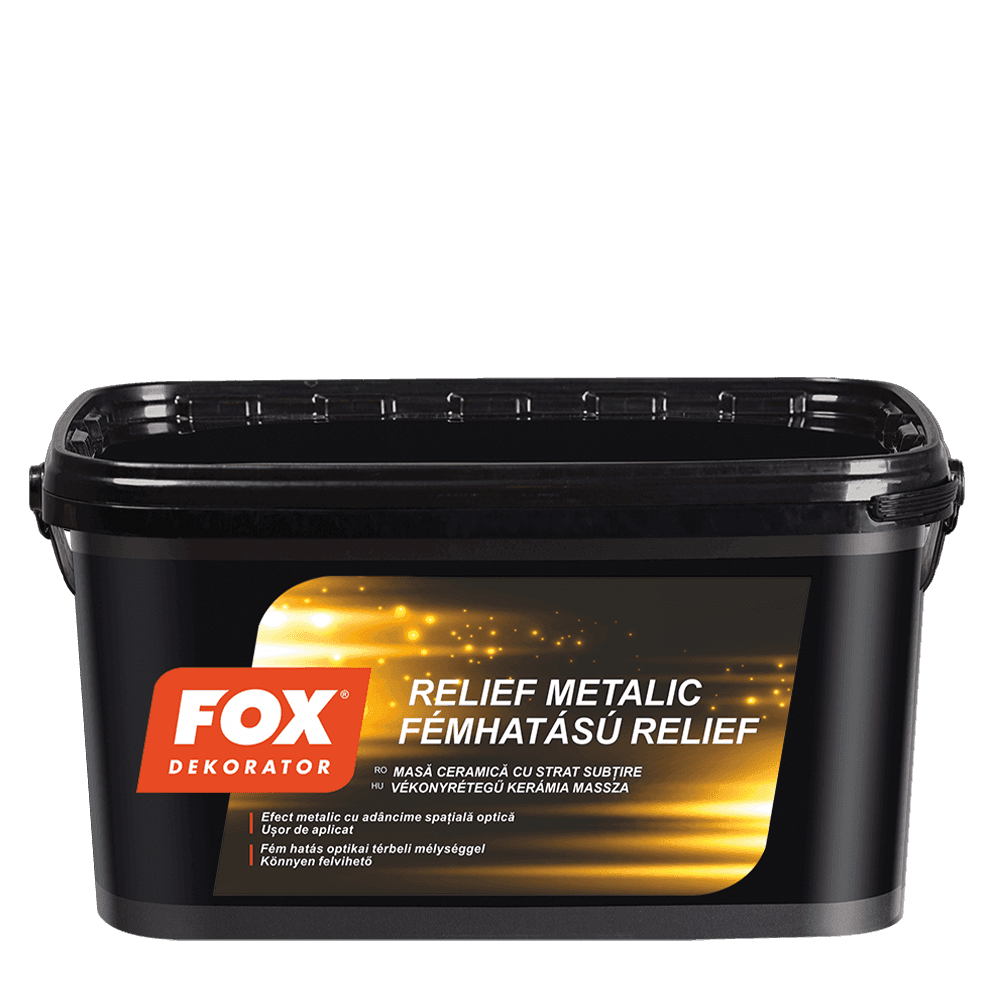 Ambalajul produsului Relief Metalic de la Fox Dekorator